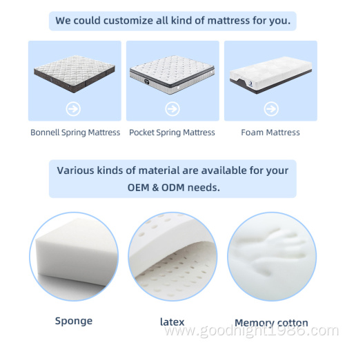 King size mattress box spring for household hotel